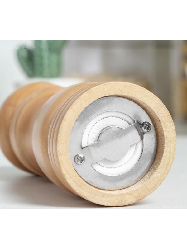 Мельница для специй «Дуновение леса», 15×4,5 см, керамический механизм, цвет светлое дерево