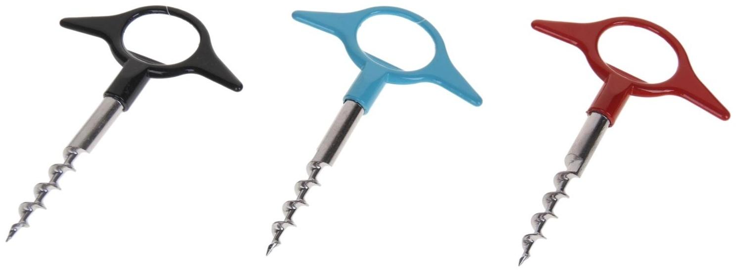 Штопор «Крутышка», 11 см, цвет МИКС