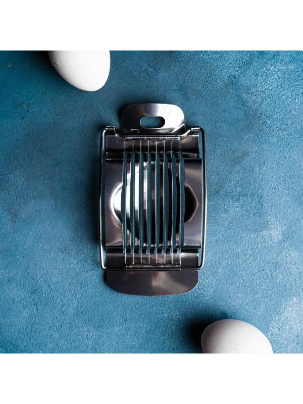 Яйцерезка Доляна «Престиж», 15×8 см, цвет хромированный