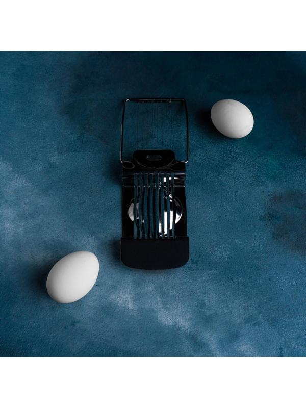 Яйцерезка Доляна «Престиж», 15×8 см, цвет хромированный