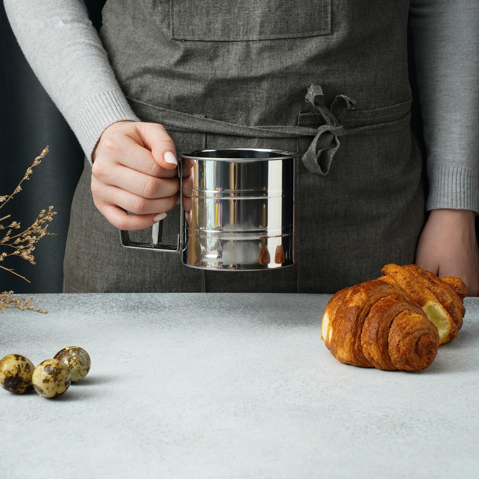 Просеиватель для муки Доляна, 375 мл