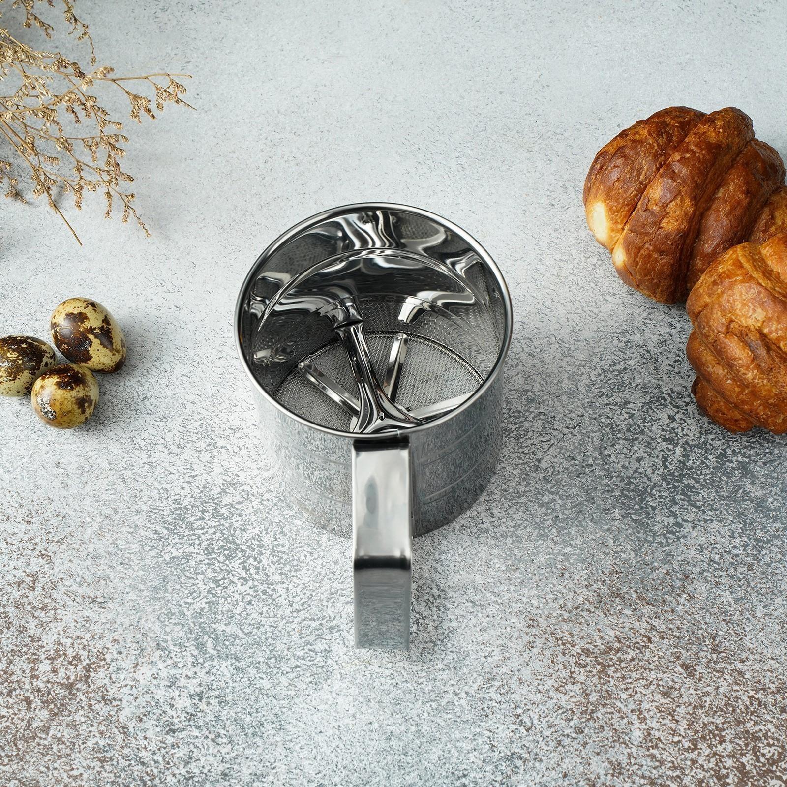 Просеиватель для муки Доляна, 375 мл