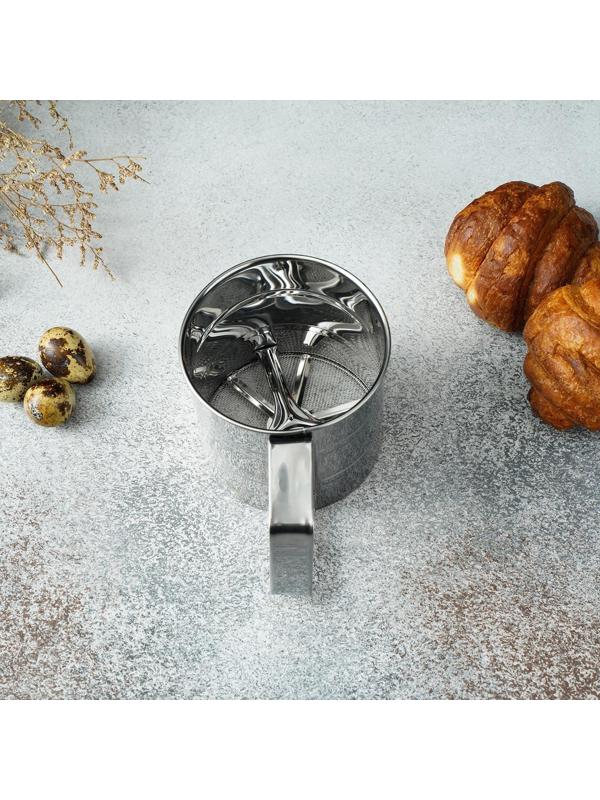 Просеиватель для муки Доляна, 375 мл