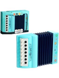 Музыкальная игрушка аккордеон «Музыкальный взрыв», 13 клавиш, работает от батареек, цвета МИКС