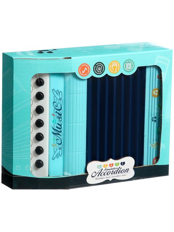 Музыкальная игрушка аккордеон «Музыкальный взрыв», 13 клавиш, работает от батареек, цвета МИКС