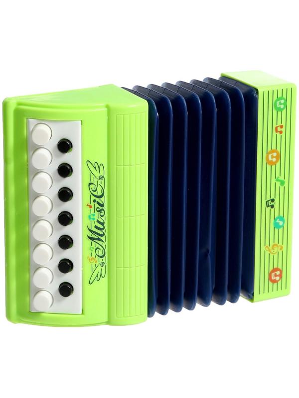 Музыкальная игрушка аккордеон «Музыкальный взрыв», 13 клавиш, работает от батареек, цвета МИКС