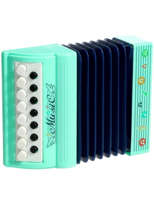 Музыкальная игрушка аккордеон «Музыкальный взрыв», 13 клавиш, работает от батареек, цвета МИКС