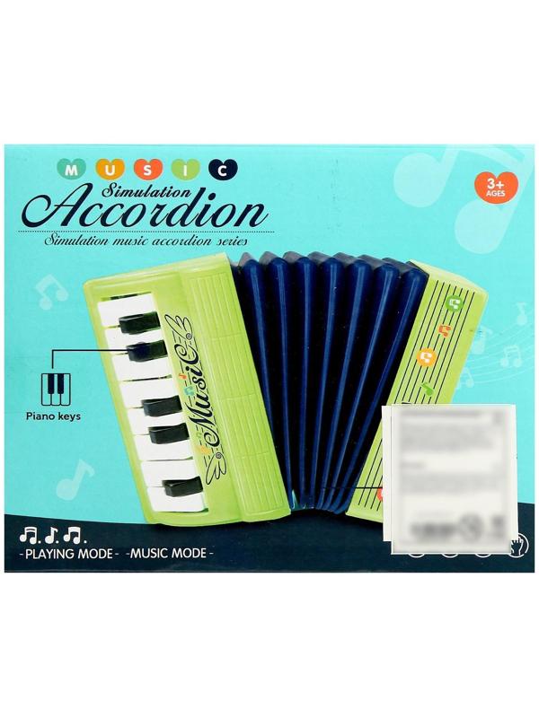 Музыкальная игрушка аккордеон «Музыкальный взрыв», 13 клавиш, работает от батареек, цвета МИКС