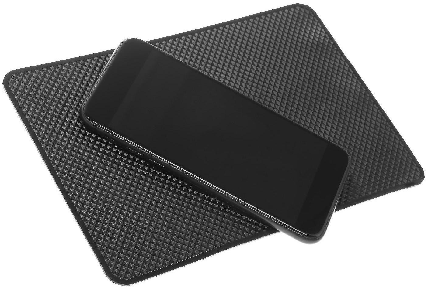 Коврик противоскользящий, 20×13 см, черный