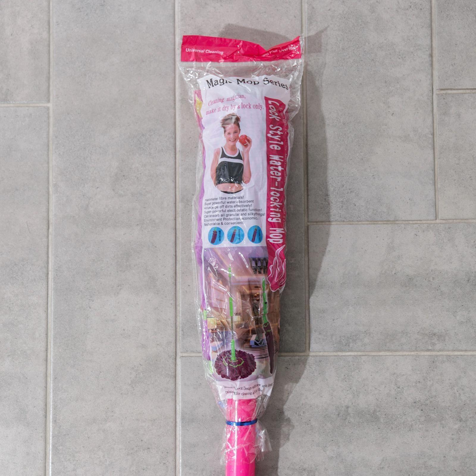 Швабра для мытья пола с отжимом Доляна, насадка из микрофибры 80 гр, стальная ручка 119 см, цвет МИКС