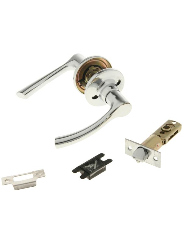 Защелка (мод.3186), межкомнатная, цвет хром