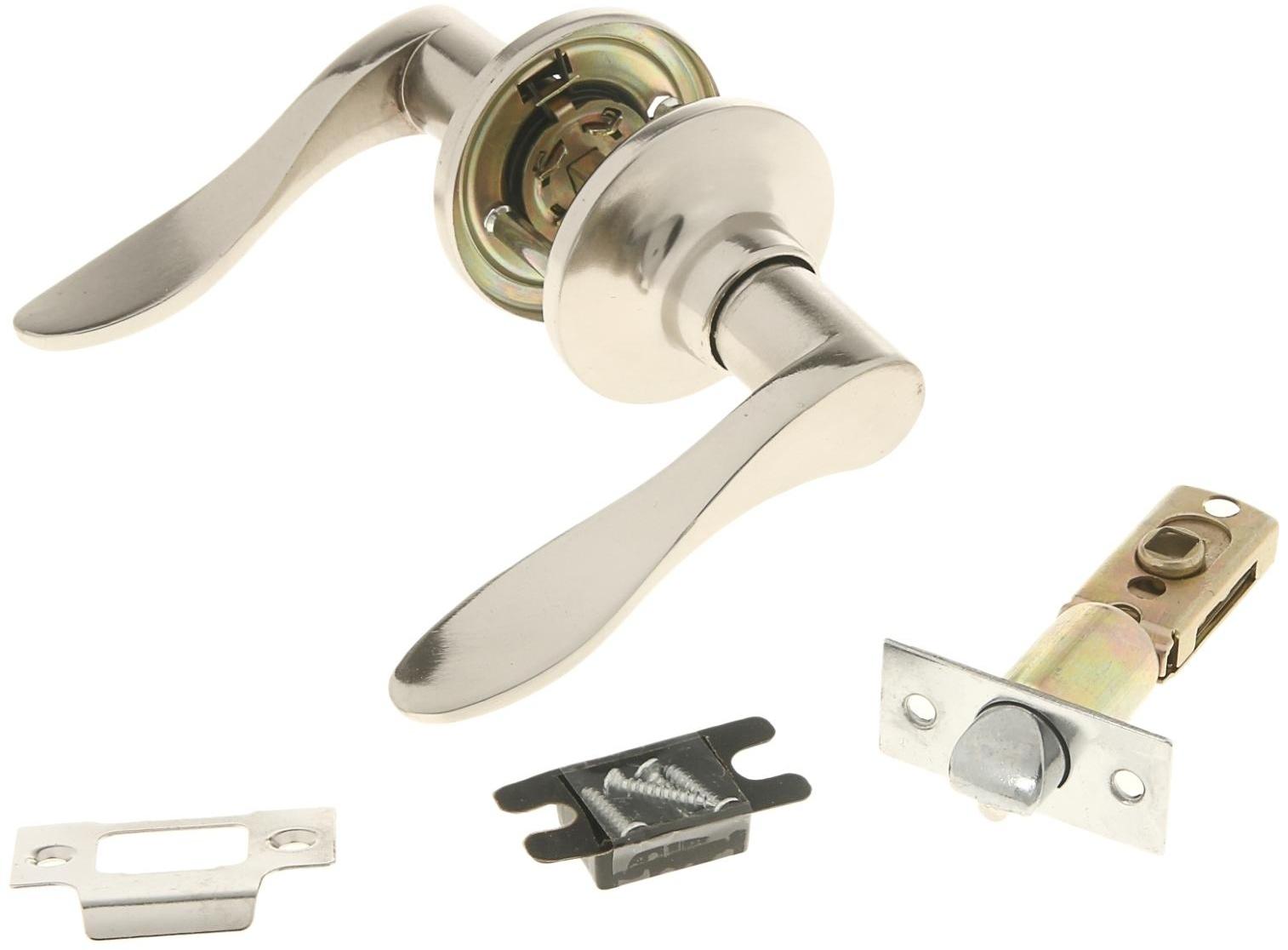 Защелка (мод.3187), межкомнатная, цвет мат. хром