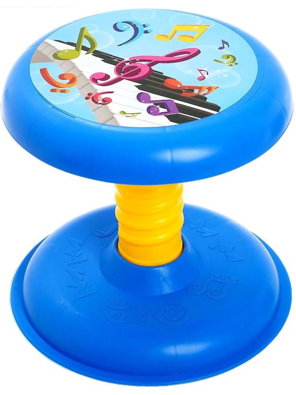 Синтезатор «Музыкальный микс» с микрофоном и стульчиком, звуковые эффекты, работает от батареек