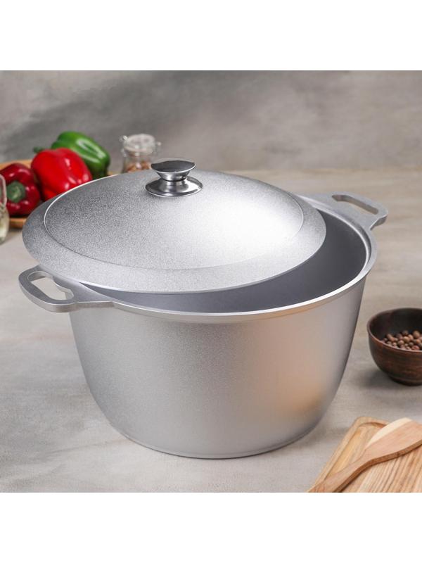 Кастрюля, 10 л, алюминиевая крышка