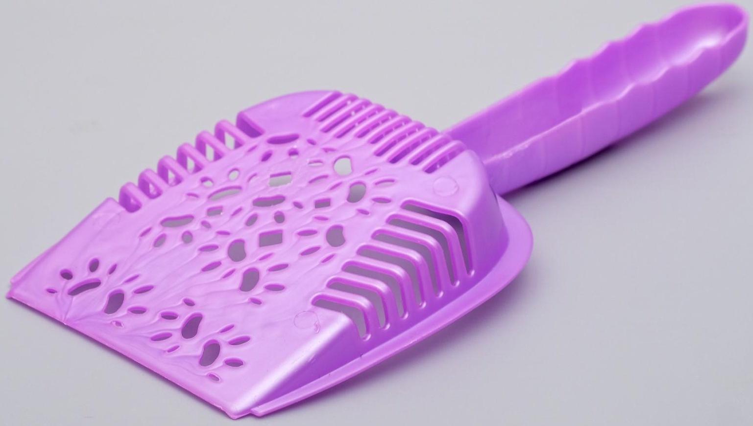 Совок для кошачьего туалета, 250 Х 108 Х 35 мм, цвета микс