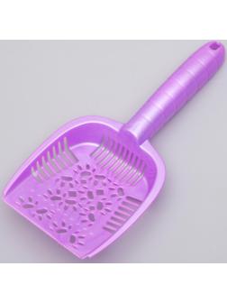 Совок для кошачьего туалета, 250 Х 108 Х 35 мм, цвета микс