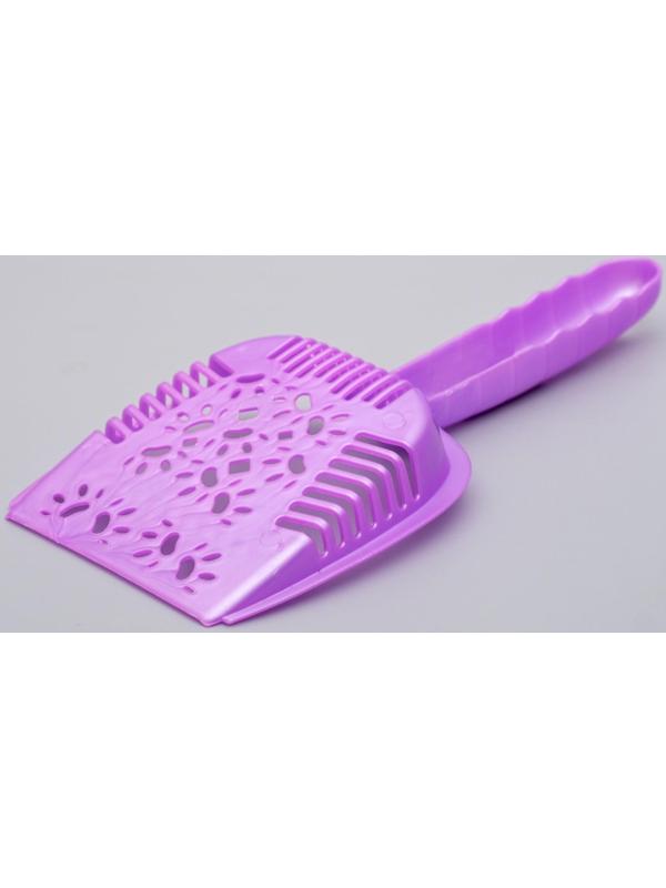 Совок для кошачьего туалета, 250 Х 108 Х 35 мм, цвета микс