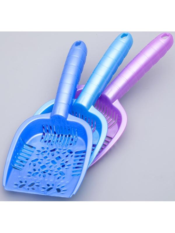 Совок для кошачьего туалета, 250 Х 108 Х 35 мм, цвета микс