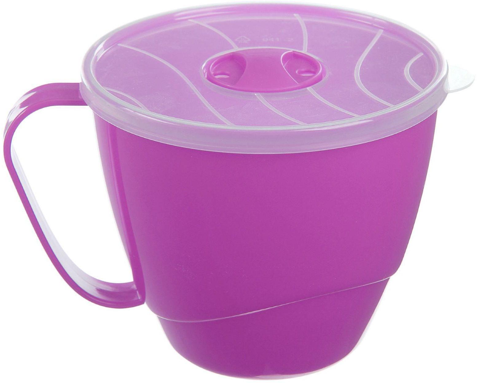 Бульонница с вакуумной крышкой, 720 мл, цвет МИКС