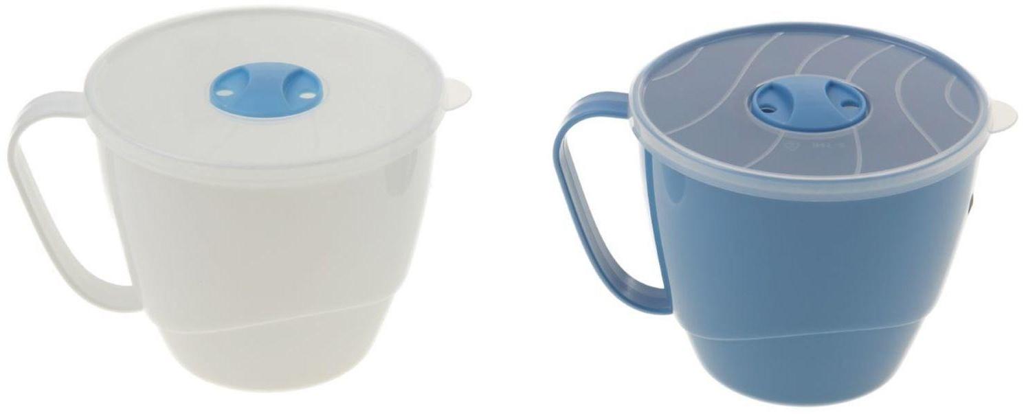 Бульонница с вакуумной крышкой, 720 мл, цвет МИКС