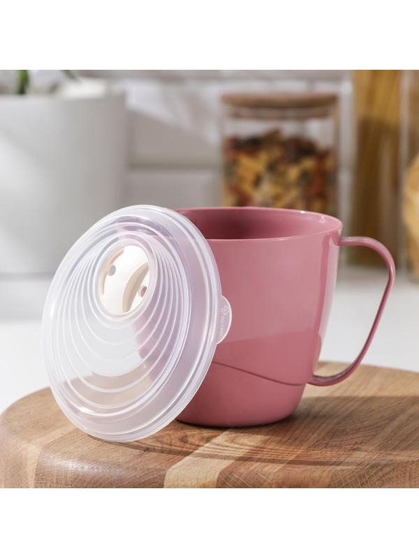 Бульонница с вакуумной крышкой, 720 мл, цвет МИКС