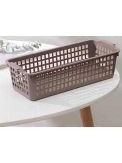 Корзина для хранения, 31,5×13×8,5 см, цвет МИКС