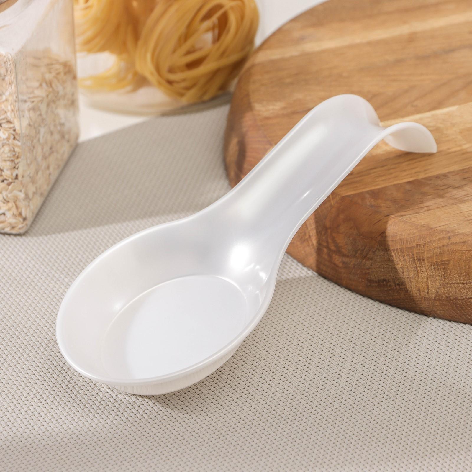 Подставка для ложки, 20×8×3,5 см, цвета МИКС