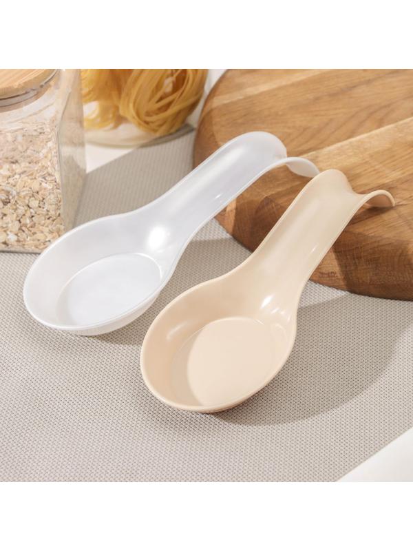 Подставка для ложки, 20×8×3,5 см, цвета МИКС