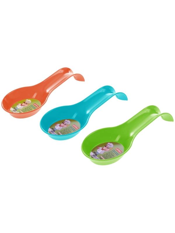 Подставка для ложки, 20×8×3,5 см, цвета МИКС