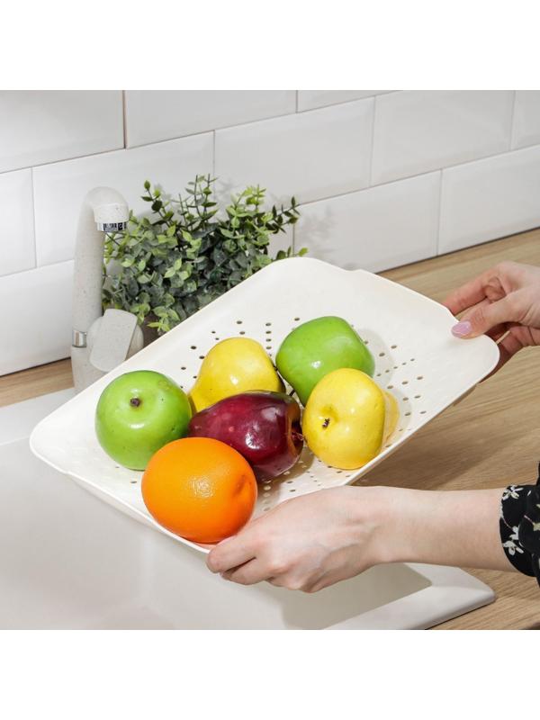 Сушилка-поддон универсальная, 34,7×27 см, цвет МИКС