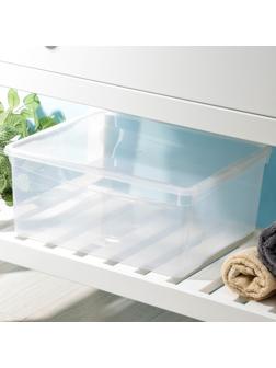 Ящик для хранения, прямоугольный «Кристалл», 18 л