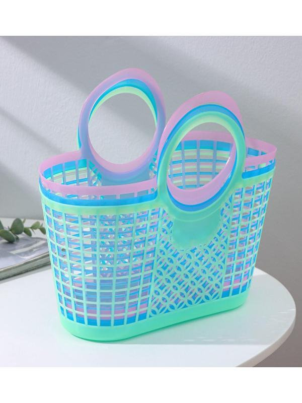 Корзина-сумка для хранения, 28×14×25 см, цвет МИКС