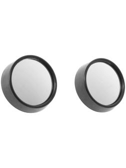 Зеркало сферическое, 50 мм, чёрный, набор 2 шт