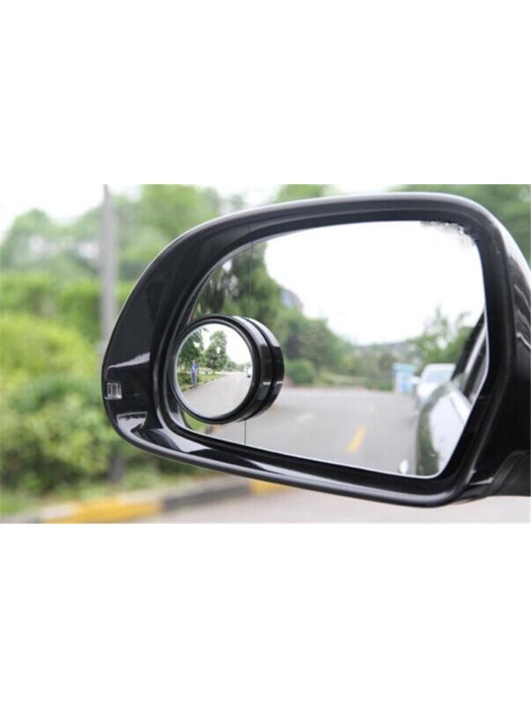 Зеркало сферическое, 50 мм, чёрный, набор 2 шт