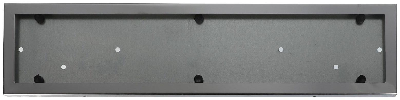 Держатель номера TORSO, металлический, хром