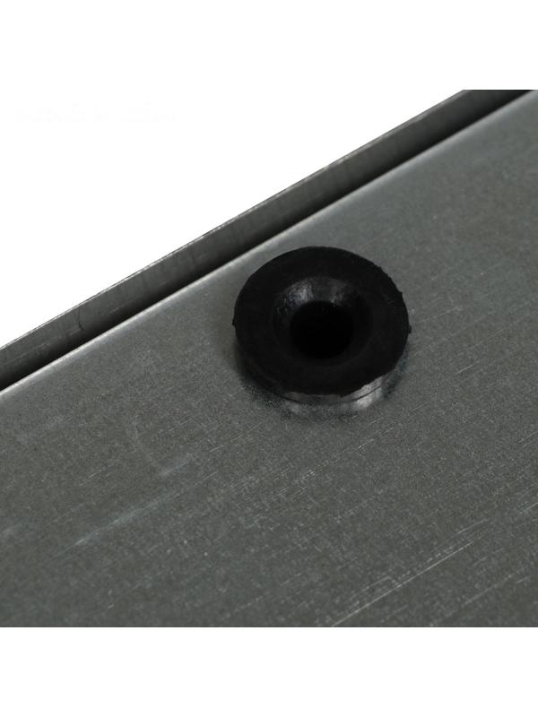 Держатель номера TORSO, металлический, хром