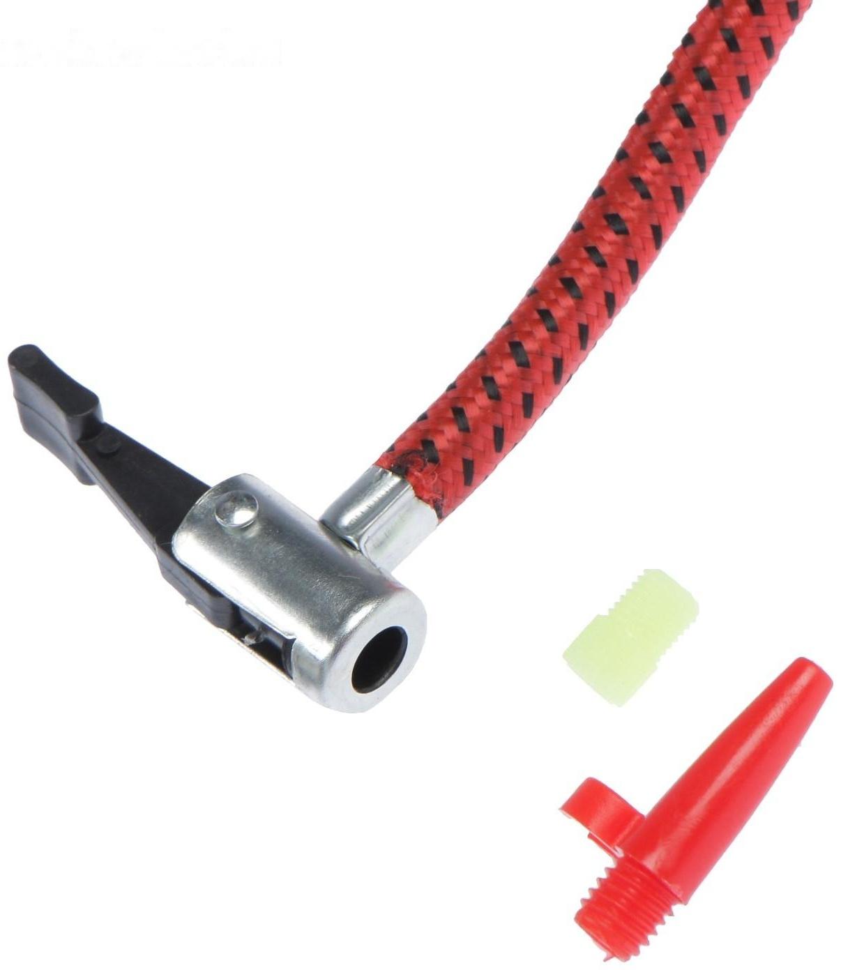 Насос ножной Cartage с манометром, 1 цилиндр