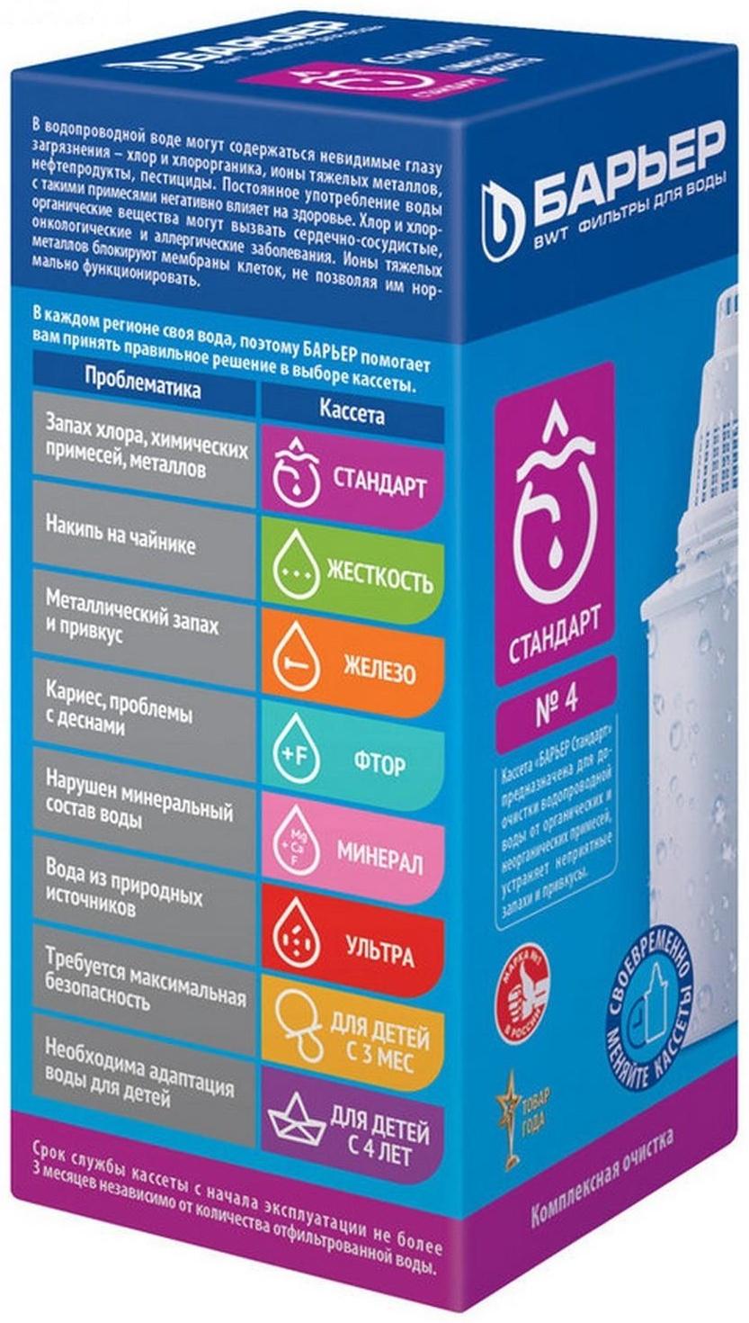 Картридж сменный «Барьер-4.Стандарт», базовая очистка