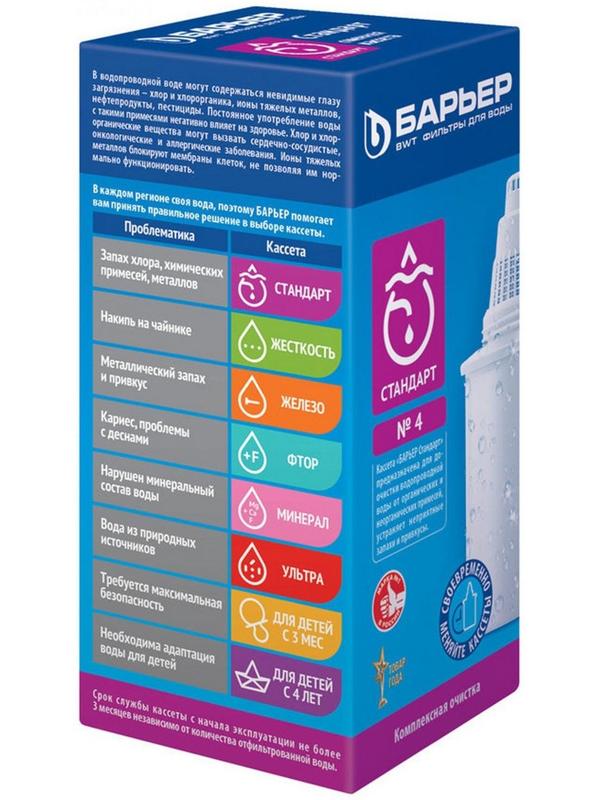 Картридж сменный «Барьер-4.Стандарт», базовая очистка