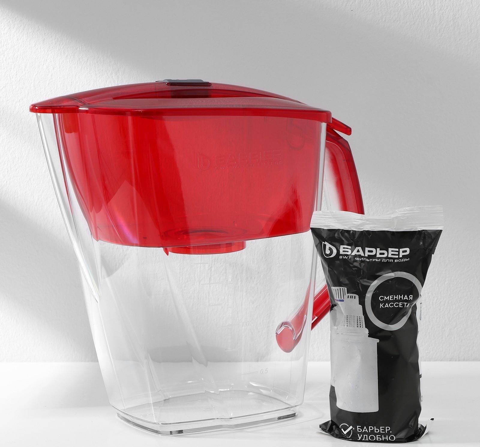 Фильтр-кувшин «Барьер-Гранд Neo», 4,2 л, цвет рубин
