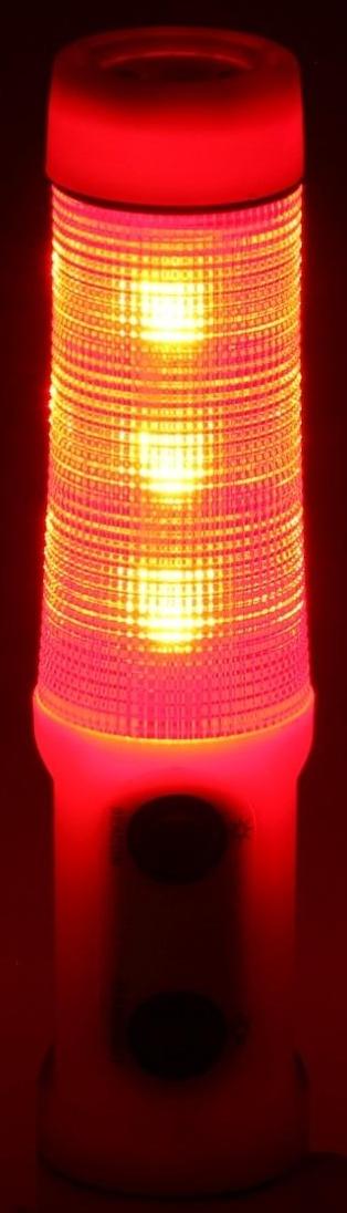 Аварийный молоток на магните, фонарик, нож для ремня безопасности, желтый