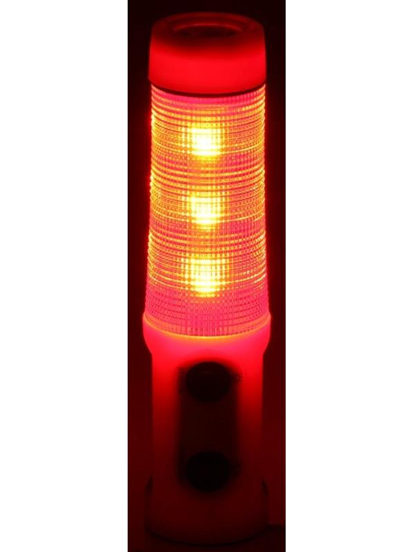 Аварийный молоток на магните, фонарик, нож для ремня безопасности, желтый