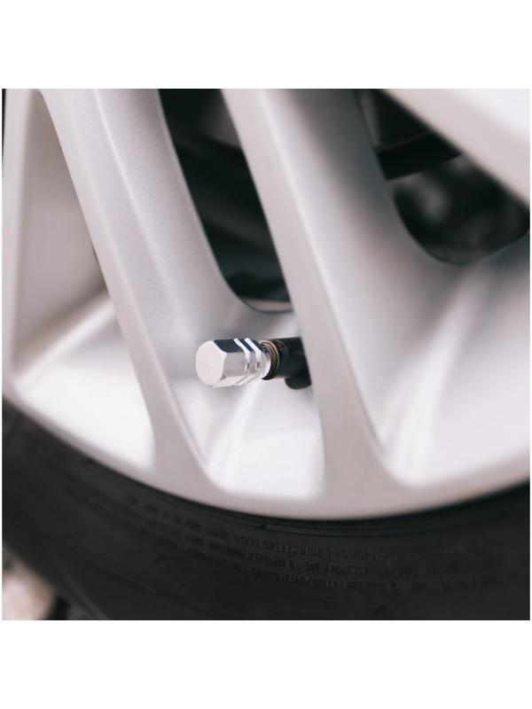 Колпачок на вентиль Torso, хром, набор 4 шт