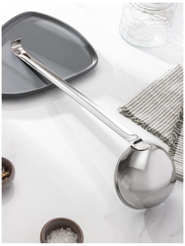 Половник, 250 мл, h=14,5 см, цельнометаллическая ручка