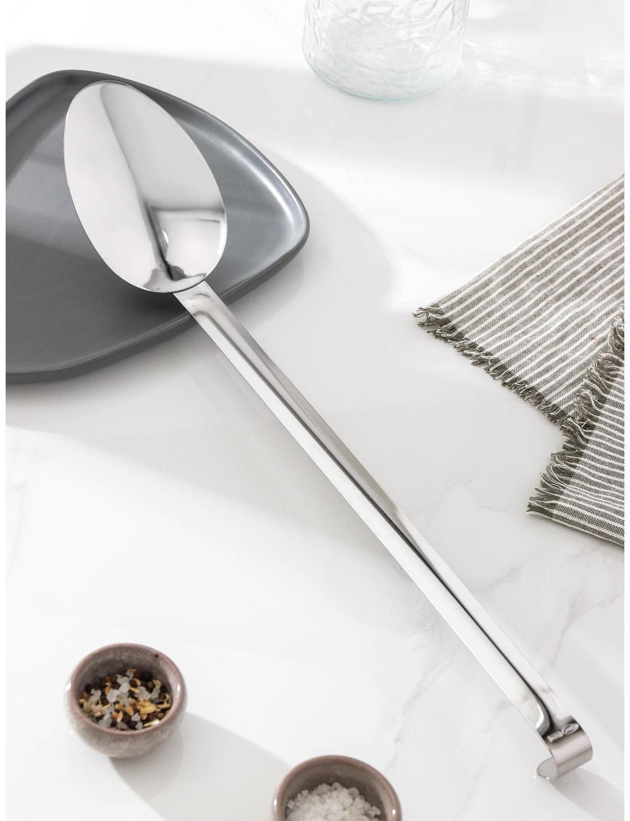 Ложка гарнирная «Поварская», с цельнометаллической ручкой