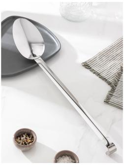 Ложка гарнирная «Поварская», с цельнометаллической ручкой
