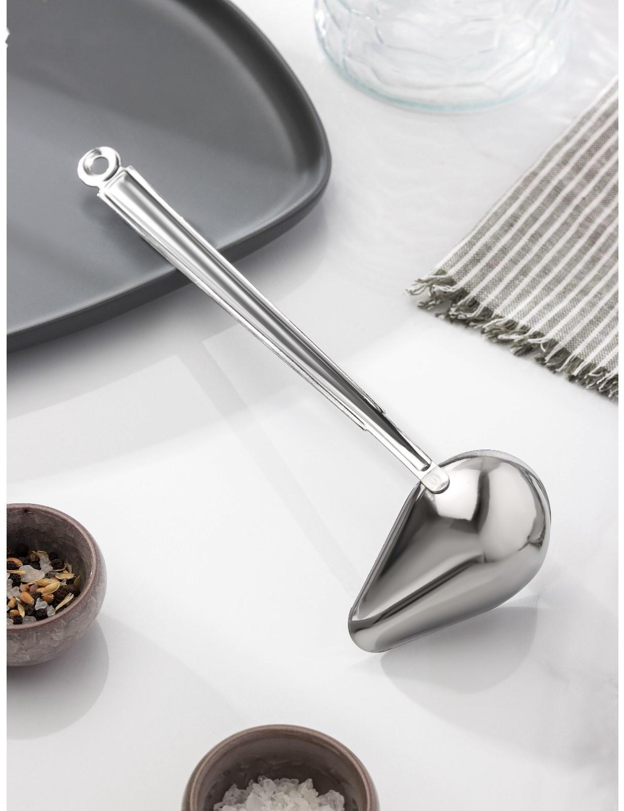 Ложка для соуса, 50 мл, цельнометаллическая ручка