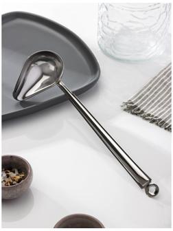 Ложка для соуса, 50 мл, цельнометаллическая ручка