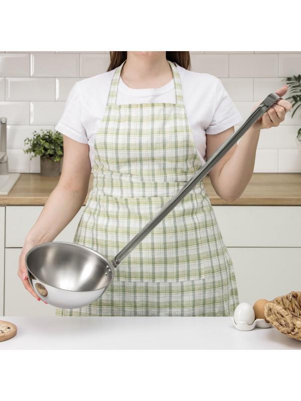 Половник, 2 л, d=22 см, цельнометаллическая ручка