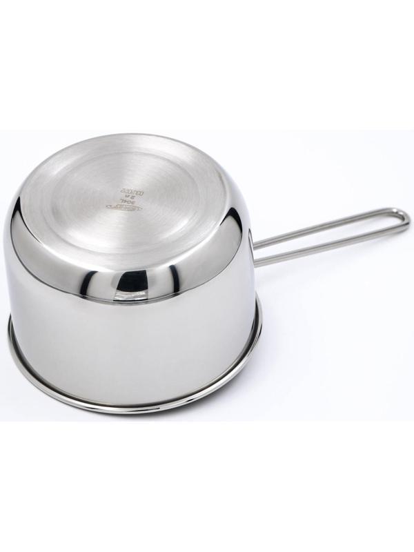 Ковш «Классика», 2 л, металлическая ручка, цвет серебряный